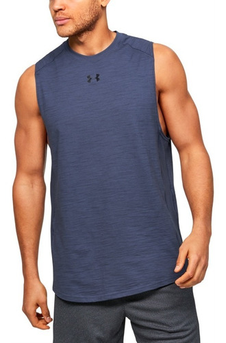 Playera Sin Mangas Under Armour Caballeros Azul 1351556-497