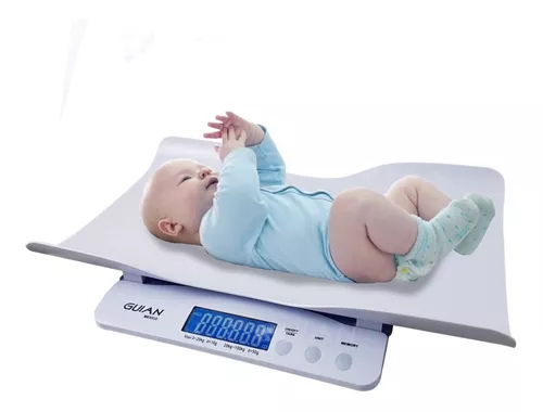 Daehung Industries Báscula de bebé, báscula para mascotas, báscula  multifuncional para niños, báscula digital para bebés, retroiluminación  azul
