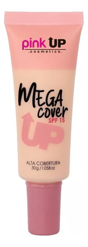 Base de maquillaje líquida Pink Up Mega Cover Mega Cover tono ivory