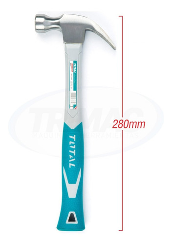 Martillo Carpintero Mango De Fibra 8oz Total Tht7386