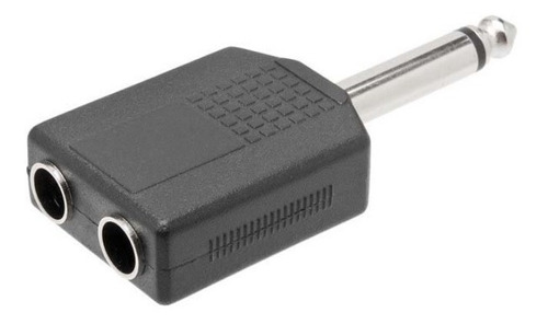 Adaptador Plug Conector 2 Jack J10/p10 Mono P10 Mono