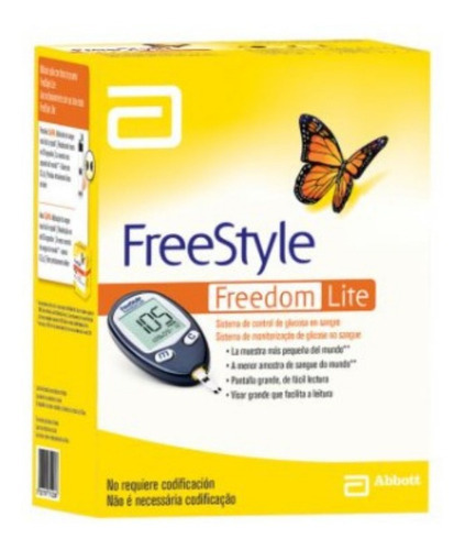 Kit de monitor de glucosa en sangre Freestyle Freedom Lite con dispositivo