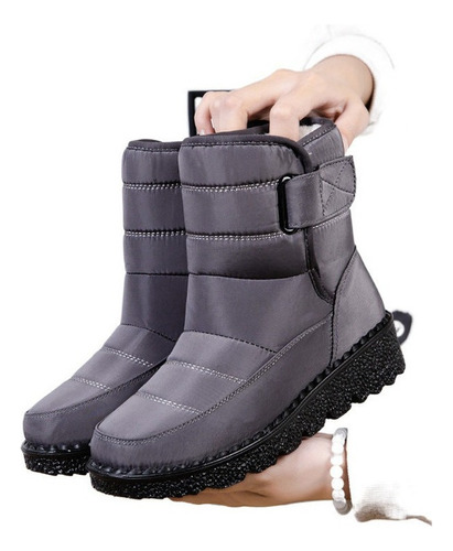 Botas De Mujer Snow Warm Felpa Impermeable Invierno