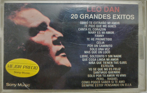 Leo Dan  20 Grandes Exitos Cassete 1988 Argentina