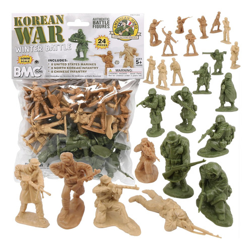 Bmc Batalla De Invierno De La Guerra De Corea - 24 Figuras D