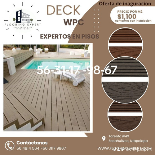 Venta Y Instalación De Deck,lambrin,duela,alfombra,paso Etc.