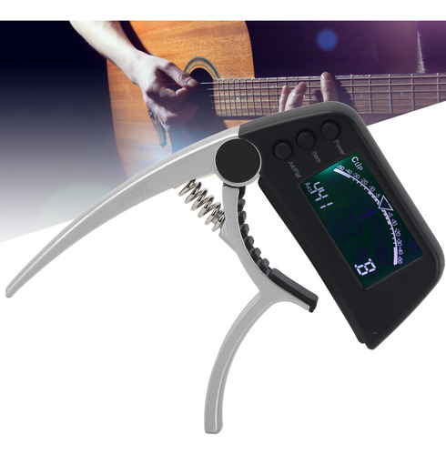 Z Clipe De Liga De Zinco Abs 2 Em 1 Para Guitarra Capo