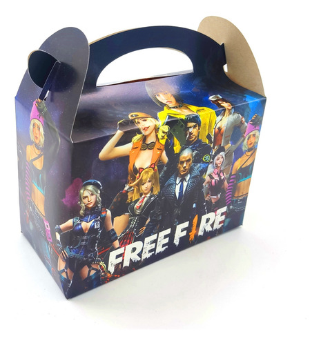 Caja Cajita Feliz Sorpresa X12 Unidades Free Fire  Juego 