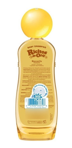 Shampoo Infantil Ricitos De Oro Manzanilla De 800 Ml