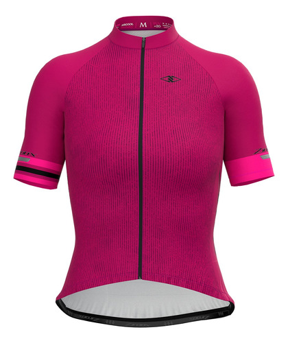 Jersey Remera Ciclismo Dama Ziroox Milan Focus Fucsia