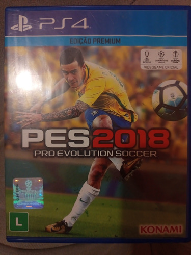 Pes 2018 Mídia Física Ps4 (Usado)