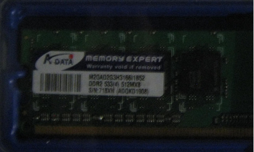 Memoria Ram Ddr2 512 Mb Pc2-533/667/800mhz.