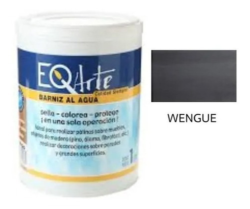 Imagen 2 de 4 de Barniz Al Agua - Eq 4 Lts. Wengue