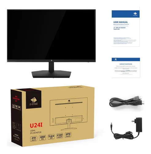 Monitor De 24 Pulgadas, Monitor De Computadora Z-edge, Pant.