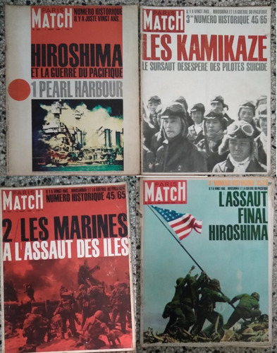 Paris Match Hiroshima La Guerre Du Pacifique 4 Cap Wwii C/u