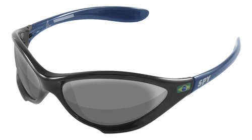 Óculos De Sol Spy 45 - Twist Preto - Haste Azul Royal