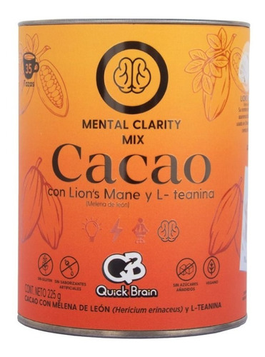 Mental Clarity Cacao Quick Brain