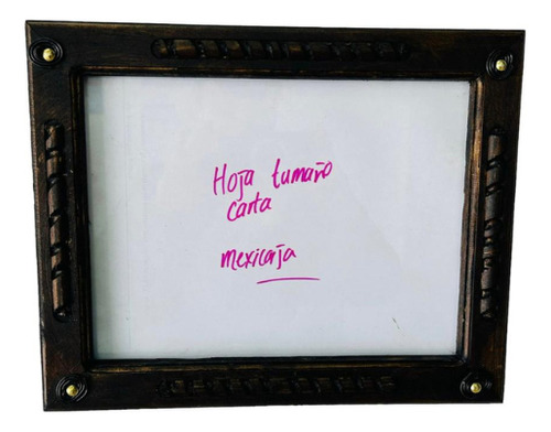 1 Cuadro- Tamaño Carta- De 33 Cm X 27 Cm- Madera- Artesanal
