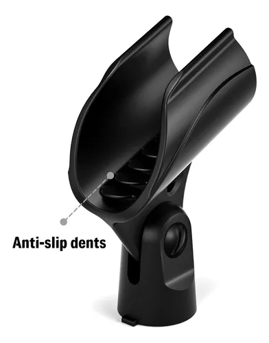 Moukey Micrófono Clip Soporte Para Pie De Micrófono Con...