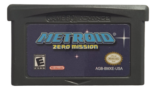 Metroid Zero Mission Americano Game Boy Advance Gba Ds Lite Midia Fisica