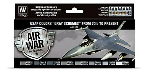 Vallejo Usaf Colores 70 Para Ahora Modelo, 17 Ml.