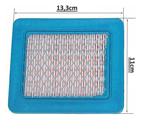 Kit 10 Elemento Filtro De Ar Para Motor Briggs Quantum 3.5hp