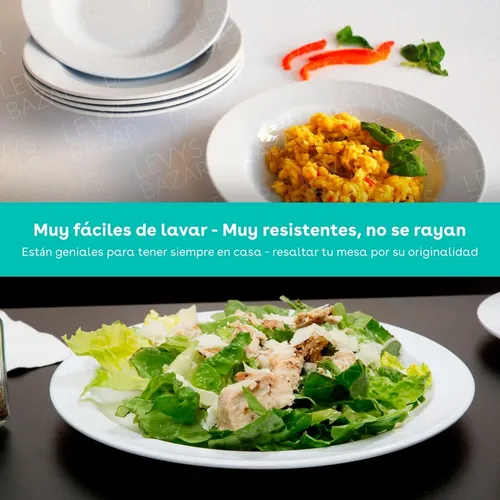 Platos hondos grandes hotsell