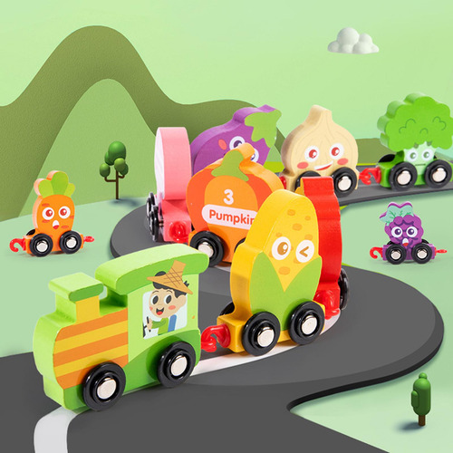 Building Blocks Words Train Set Educación Temprana Para
