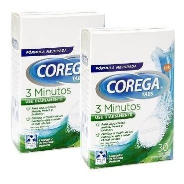 Corega Tabs 3 Minutos Uso Diario X 60 Tabletas
