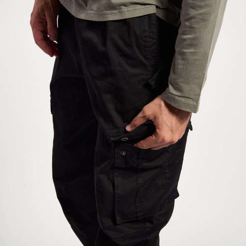 Babucha Hombre Kevingston Cargo Belton Liso Negro