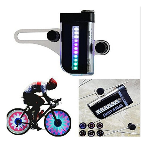 2 Luces Impermeables De La Llanta De La Bicicleta De 14 Led