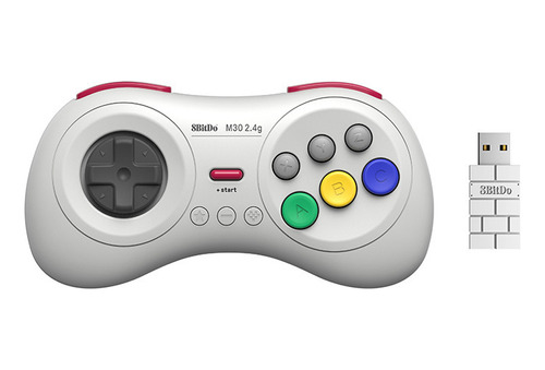 Control Para Conmutador Inalámbrico Sega Md Mini 8bitdo M30