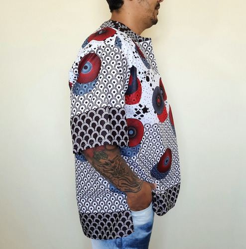 Imagem 3 de 4 de Blusa Bata Masculina Tecido Juliano
