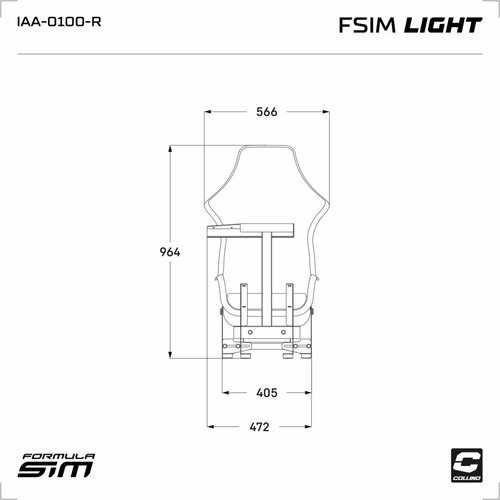 Imagen 3 de 8 de Simulador Collino Formula Sim Light Rojo Ps4 Volante Logitec