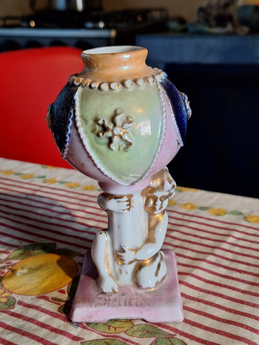 Antiguo Mate Isabelino,  Porcelana Sellada