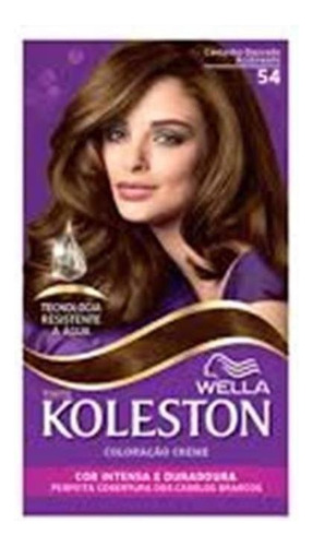 Koleston 54 Castanho Dourado Acobreado