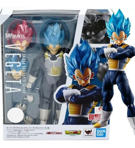 Super Saiyan God Vegeta Figura Articulada S.h Figuarts