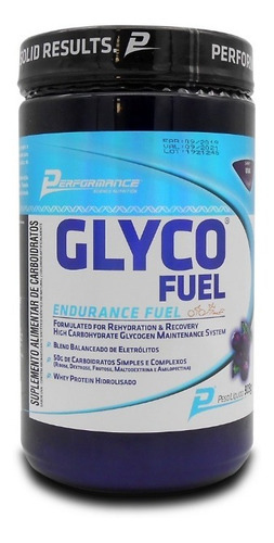 Glyco Fuel Endurance 909g Performance Nutrition Sabor Uva