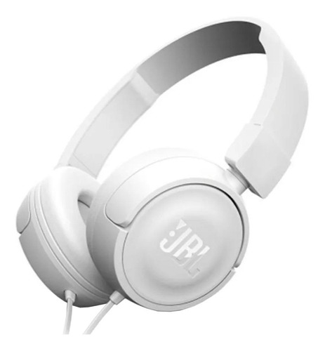 Fone de ouvido on-ear JBL T450 JBLT450 branco com luz LED