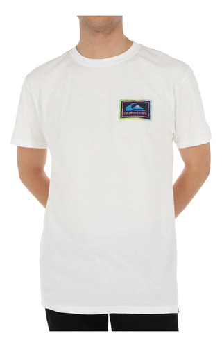 Polera Quiksilver Wide World Square Hombre White