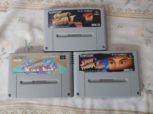 Street Fighter 2 Trilogia Super Famicom Super Nintendo Snes