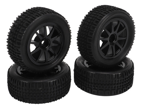 Neumáticos De Coche Rc 1/16, 4 Unidades, Escala 10 Radios, P