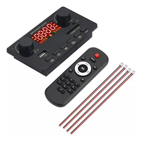 Placa Decodificadora Amplificada Usb Bluetooth P2 80w 2x40w