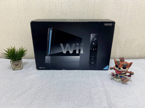 Nintendo Wii Negro Con Caja