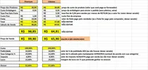 Comprar Planilha De Custo Precificação Produtos Vendas Mercado Livre