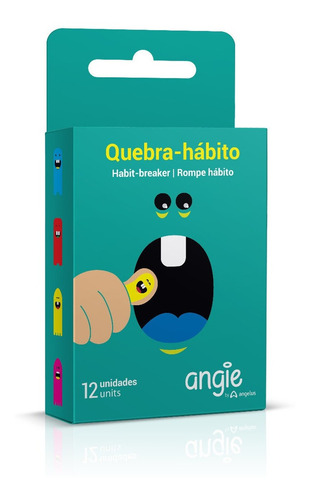 Quebra Hábito Angie ® Com 12 Adesivos