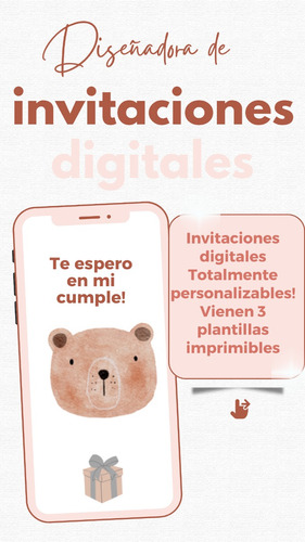 Invitaciones Digitales Tarjetas Cumpleaños Whatsapp