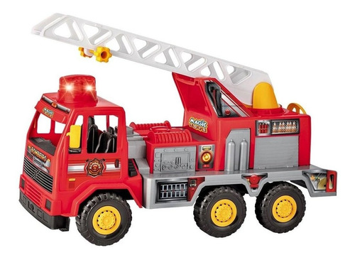 Caminhão Bombeiro Fire Com Som E Luz - Magic Toys