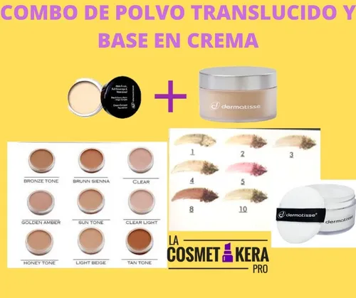 Combo De Maquillaje En Crema Chico Y Polvo Chico Dermatisse Combo De Maquillaje En Crema Chico Y Polvo Chico Dermatisse