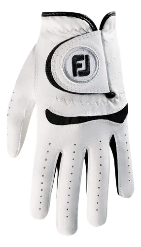 Guante De Golf Footjoy Junior, Blanco, Tamaño Mediano, Para